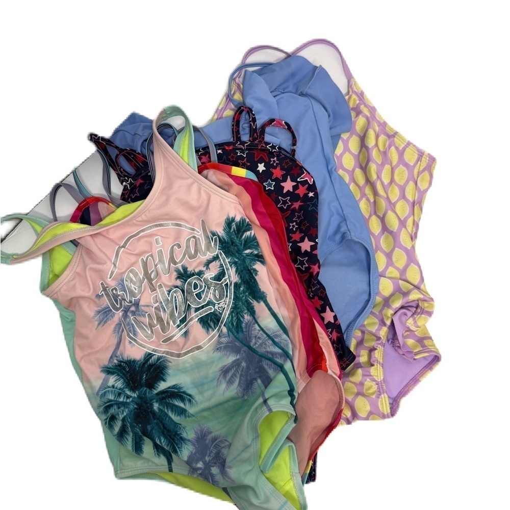 Vibrant Kids' Swimsuit Collection size 7
